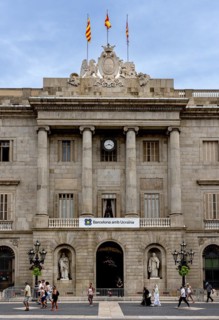 Official building at Placa de Sant Jaume