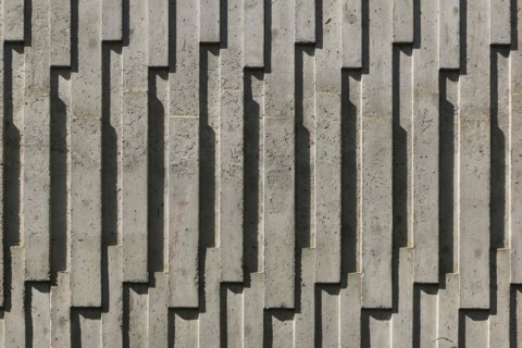 Detail cemetery wall