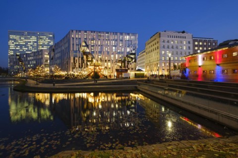 Christmas market at the Koe-Bogen