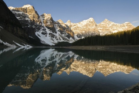 Moraine Lake at sunrise