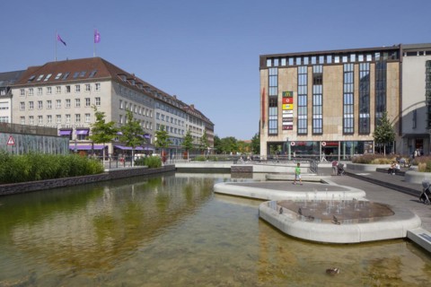 Berliner Platz with Holstenfleet