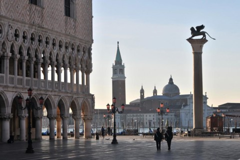Doges Palace on St Marks Square in Venice