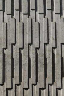 Detail cemetery wall