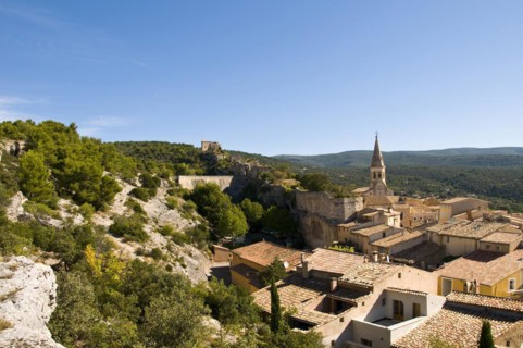 View of Sain-Saturnin-les-Apt