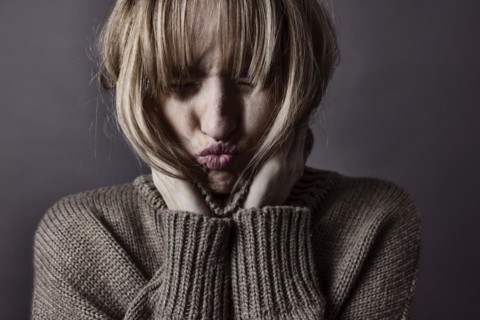 Young woman with long. blond hair