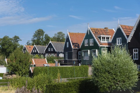 Historic village scene at Havenbuurt
