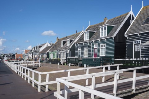 Historic village scene at Havenbuurt