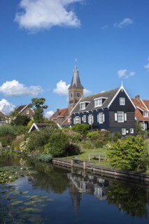 Characteristic village scene at Westerstraat