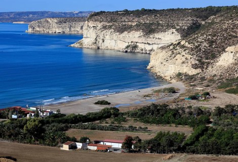 View of Kouriun beach