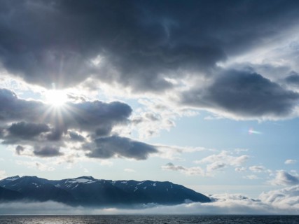 Dramatic cloud atmosphere