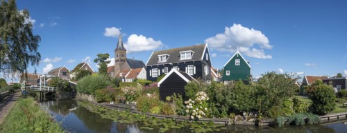 Characteristic village scene at Westerstraat