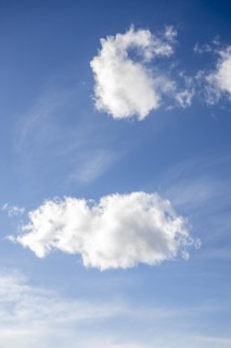 Blue cloudy sky