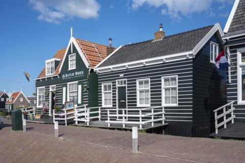 Historic village scene at Havenbuurt