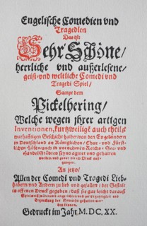 Title of the first collection of the English comedies and tragedies