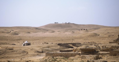 Camel Riding in the Desert
