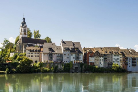 Village view with Rhine