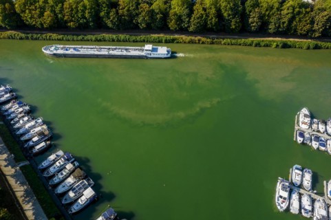 Aerial view Rhine-Herne Canal