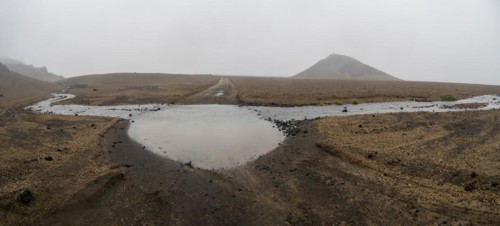 Flooded road