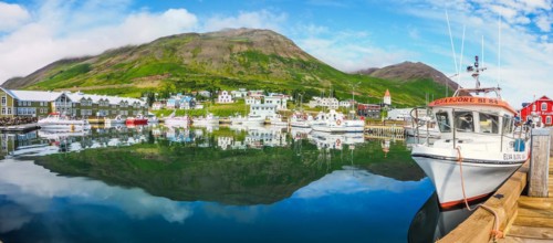 Village view with harbour
