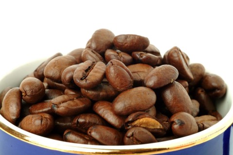 Roasted coffee beans