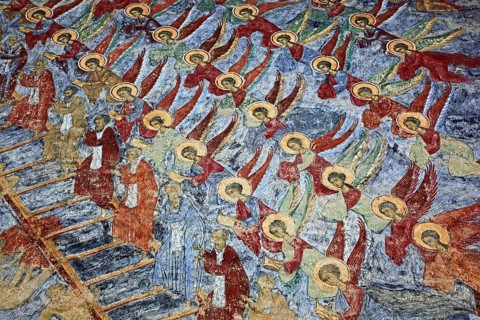 Fresco painting Ladder to Heaven