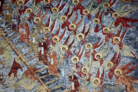 Fresco painting Ladder to Heaven