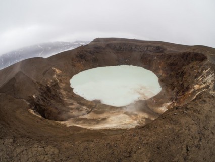 Lake Viti at Krafla Volcano