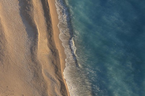 Myrtos beach in the evening