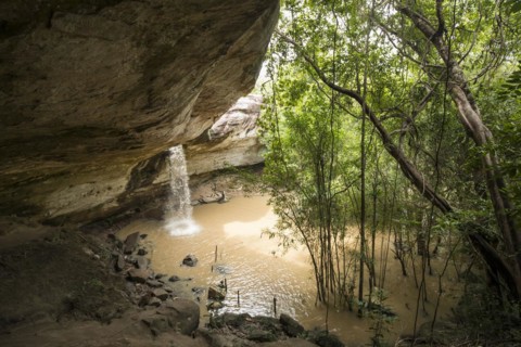 Sang Chan Waterfall in National Park