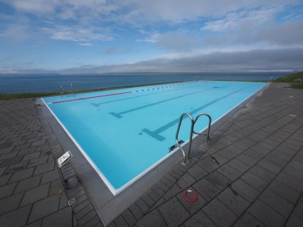 Infinity pool by the sea