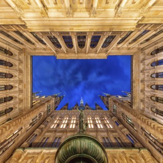 View upwards