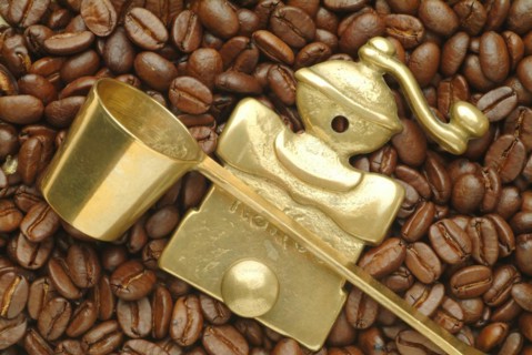 Roasted coffee beans
