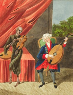 Der Tod kommt zum Musiker