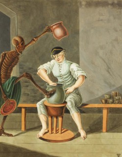 Der Tod kommt zum Toepfer