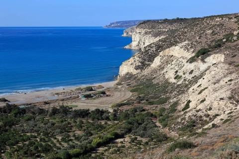 View of Kouriun beach