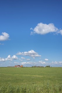 Landscape near the hamlet of Hoefe south of the canal