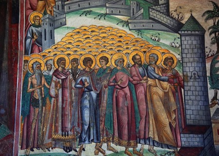 Murals in Horezu Monastery