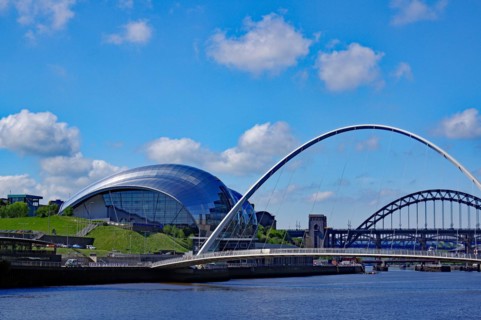 Bridges over the River Tyne and Sage Gateshead