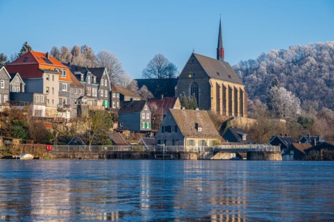 The convent church of St. Mary Magdalene in winter