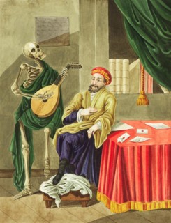 Der Tod kommt zum Kaufmann