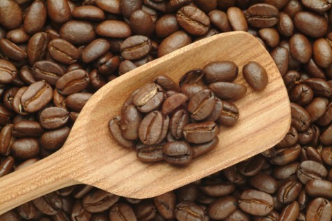Roasted coffee beans