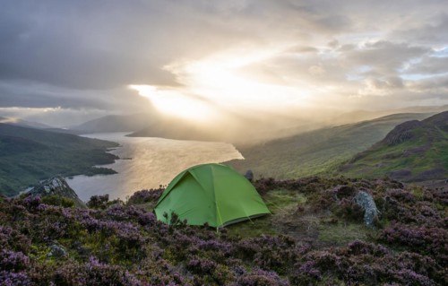 Green Tent on Ben Aan