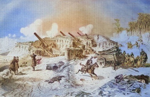 Saxon siege battery