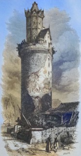 The Round Tower of Andernach in Germany is a large fortified defence tower