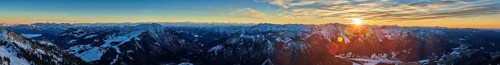 Sunset from Wendelstein