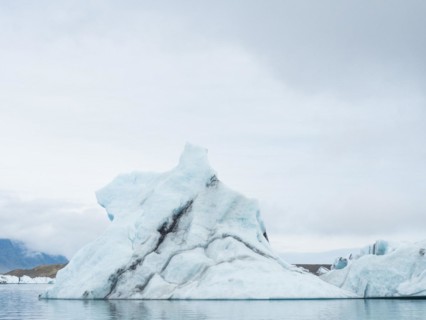 Iceberg in Joekulsarlon Glacier Lagoon