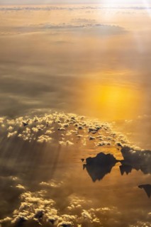 Clouds and sea