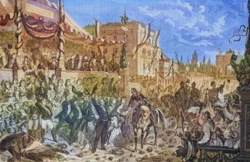 The Victorious Entry of the Bavarian Troops into Munich on 16 July 1871