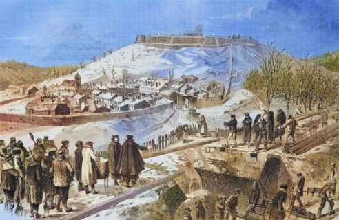 Montmedy city and fortress on the day after the handover