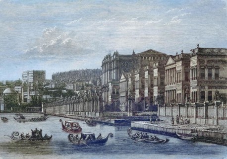 The Palace of Dolmabahce in Constantinople